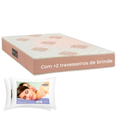 Imagem de Conjunto Colchão Casal Inova D33 com 2 Travesseiros Ortobom