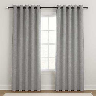 Imagem de Cortina Blackout para Quarto Cortina para Quarto em Tecido Linho 300x220cm 100% Bloquei...