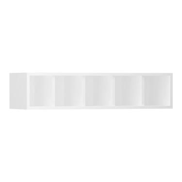 Imagem de Nicho Garrafeiro Horizontal 80cm Para 5 Garrafas Pérola Luciane Móveis