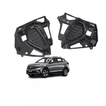 Imagem de Grade Lateral Parachoque Dianteira Nivus 2020 2021 2022 - Marca Import