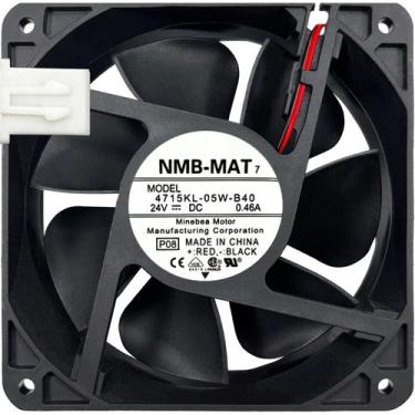 Imagem de Cooler 4715KL-05W-B40 24V 0.46A 11.04W 2L 2P 120X120X38 A1 - NMB-MAT