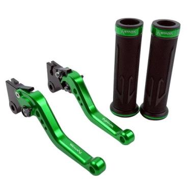 Imagem de Kit Manopla Manete Pop 110 100 Titan Fan Start Cargo A Lona - Stark Ra