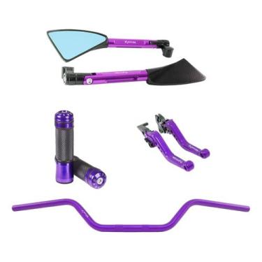 Imagem de Manete Manopla Guidão Retrovisor Ninja 250 300 400 Z 300 400 - Stark R