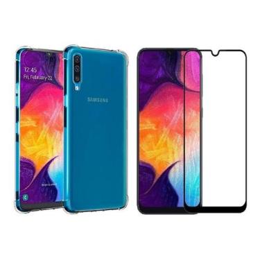 Imagem de Kit Capinha Anti choque Samsung Galaxy A30s + Película de Vidro Temper
