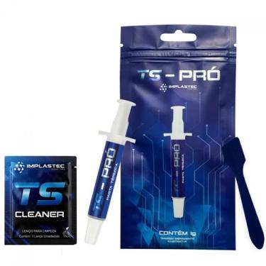 Imagem de Pasta Térmica Implastec TS Pró 1G, 6.2W/mK, PATSP0110CX