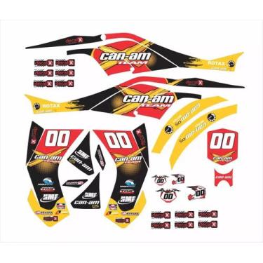 Imagem de Kit Adesivos Can-Am DS 450 Compatível 30un UV - SPTS