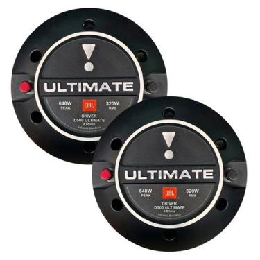 Imagem de Kit 2 Driver Jbl D500 Ultimate 320w Rms 8 Ohms Preto