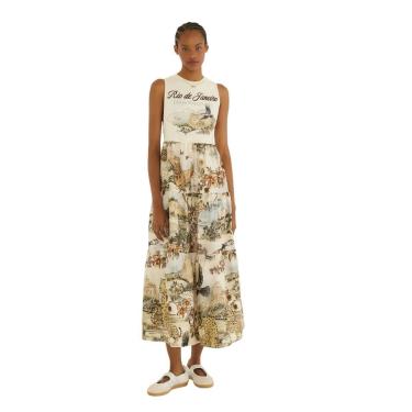 Imagem de Vestido Longo Farm Rio Mapa Rio-Feminino