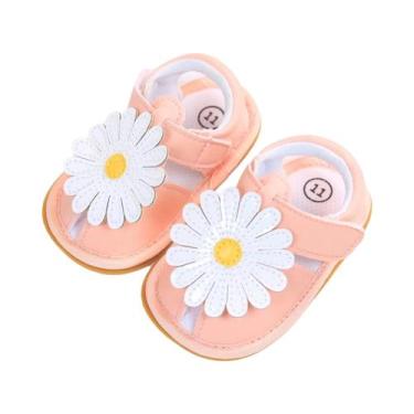 Imagem de Sandálias De Verão Para Bebês E Crianças Pequenas Com Flores, Calçados