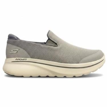 Imagem de Tênis Skechers Go Walk Arch Fit N-Joy Tale Masculino Castanho-Masculino