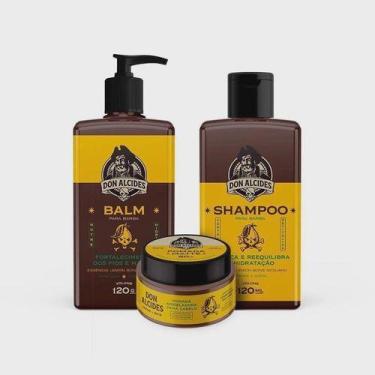 Imagem de Kit Shampoo, Balm E Pomada - Lemon Bone - Don Alcides