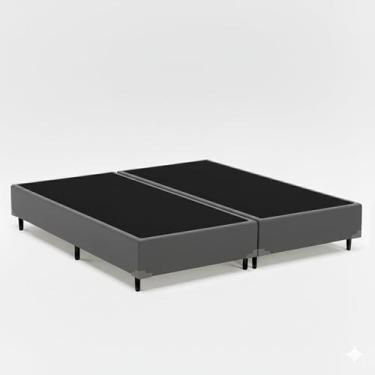Imagem de Base Box King Bipartida 96 Diversas Cores 193x203x40 - Plenna, Corino 