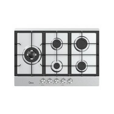 Imagem de Cooktop a Gás Midea 5 Bocas com Mesa em Inox - CYB5B