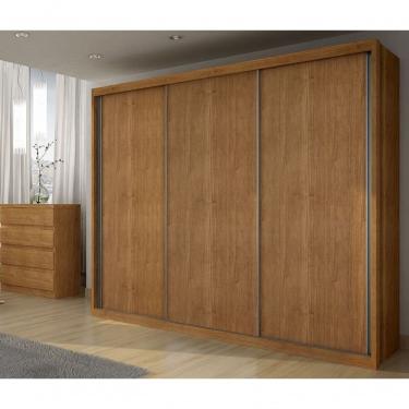 Imagem de Guarda Roupa Casal 3 Portas 6 Gavetas - Paradizzo Gold-cumaru - Móveis Novo Horizonte