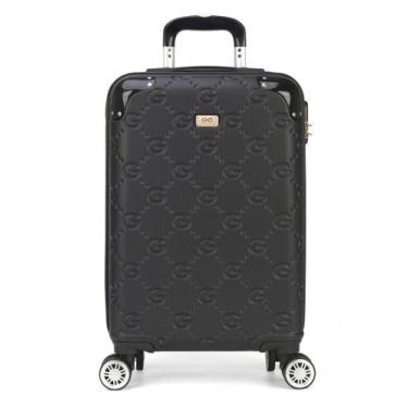 Imagem de Mala de Viagem Bordo ABS Casual Lion Rodas 360 Gash, P, Preto