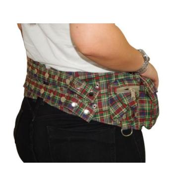 Imagem de Pochete de Tecido waist wallet - Zup Bags, Xadrez