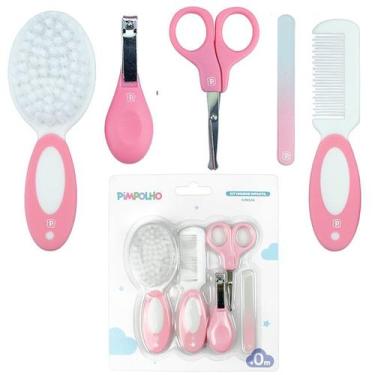 Imagem de Kit Higiene Cuidados Para O Bebê Com 5 Peças Menino Menina Baby Pimpol