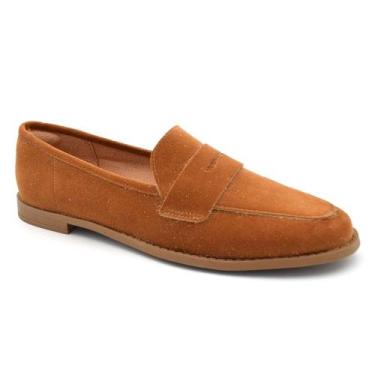 Imagem de Mocassim Feminino Cazzualen 102004, Marrom, 39
