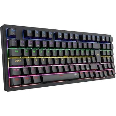 Imagem de Teclado Mecanico Gamer Holysword 1800 Compact T-TGK331-BR - T-Dagger