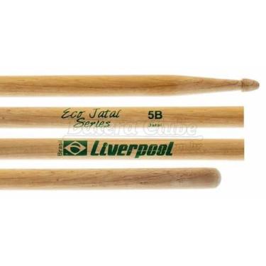 Imagem de Baqueta Liverpool Eco Jataí Padrão 5B EJA-5BM com Ponta de Madeira Exo