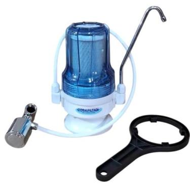 Imagem de Filtro Purificador Agua Cristal Parede e Balcao GBF125TRPB - GLOBALFIL
