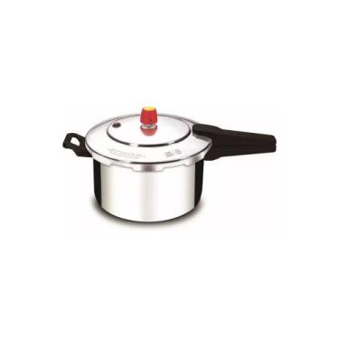 Imagem de Panela de Pressão com Cabo Polida New Line 10l - Eirilar, PRATA, 10 LT