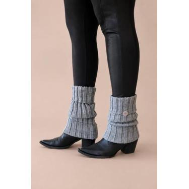 Imagem de Polaina Tricot - - LEKE MEIAS, Cinza
