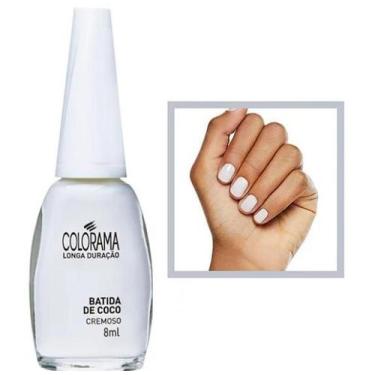 Imagem de Esmaltes Colorama Naturais Branco 8ml, BATIDA DE COCO