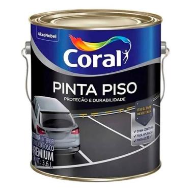Imagem de Tinta Pinta Piso Alta Resistencia 3,6lt Coral Escolhe A Cor -, Verde Q