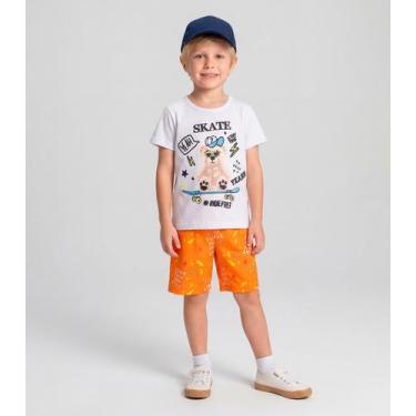 Imagem de Pijama Infantil Masculino Brilha No Escuro Kappes Branco, 1, Branco