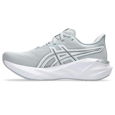 Imagem de Tênis ASICS Novablast 5 ATC - Feminino - Cinza/Prata, 36