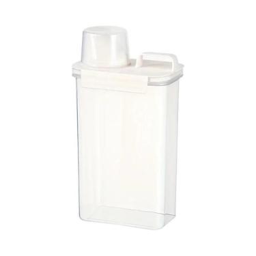 Imagem de Caixa De Armazenamento De Detergente Para Lavanderia De Grande Capacid