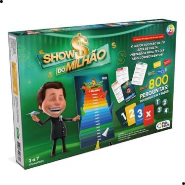 Imagem de Jogo show do milhão pais& filhos jogo educativo - Pais & Filhos