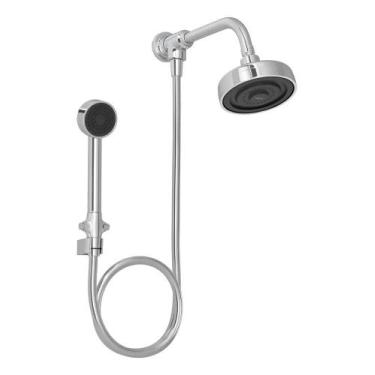 Imagem de Ducha Deca Acqua Plus 1990.C.STD.KIT Redonda Cromada - Congratulations