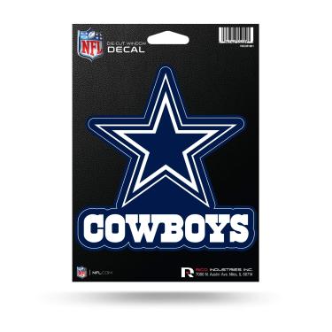 Imagem de Rico Industries NFL Football Dallas Cowboys decalque médio cortado em matriz, 12,7 cm x 17,8 cm
