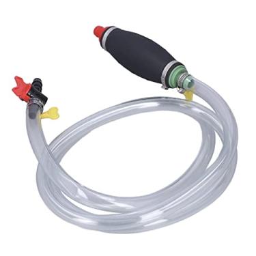 Imagem de Bomba manual de sifão, bomba de transferência de líquido universal para gasolina combustível água óleo