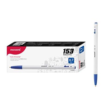 Imagem de Caneta esferográfica Monamis 153 0,7 mm caixa dúzia tinta azul