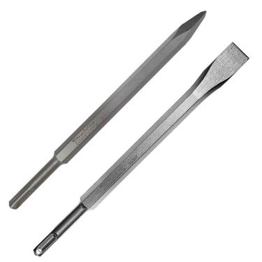 Imagem de Ponteiro D08713 e Talhadeira D08729 SDS Plus 250mm Makita