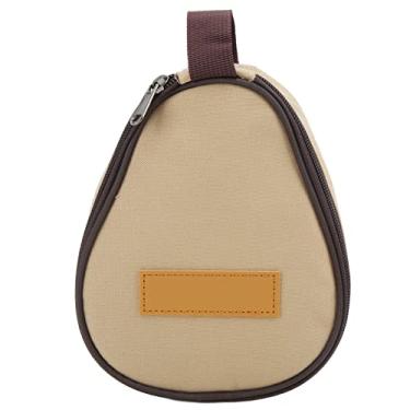 Imagem de Bolsa de frigideira de acampamento, bolsa de armazenamento de frigideira com z¨ªper, bolsa de panelas de acampamento ¨¤ prova d'¨¢gua, bolsa grande e leve para armazenamento dom¨¦stico(Khaki), Saco d
