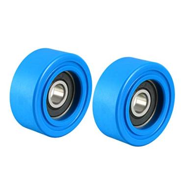 Imagem de 2 pcs Roller Bearing Rolamento Polia Deslizante Roda 8x35x15mm Azul