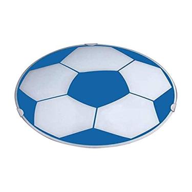 Imagem de Plafon Sobrepor Soprepor Redondo Pequeno Silk Bola Azul, Attena, 1305 PEQ AZ, Azul