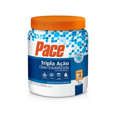 Imagem de Cloro para Piscina Pace Tripla Ação Tablete 1kg