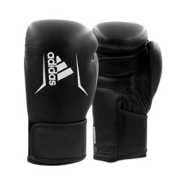 Imagem de Luva De Boxe E Kickboxing Adidas Speed 175 Black Couro