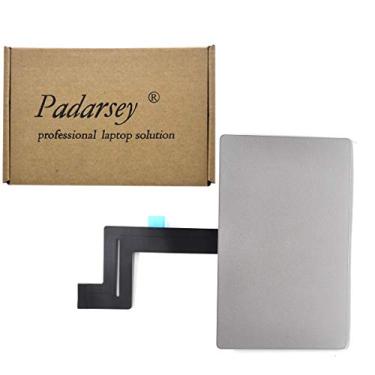 Imagem de Padarsey Trackpad Touchpad de substituição compatível com MacBook Pro Retina 13" Unibody A1706 Touch Pad com cabo flexível (Versão 2016-2017) (A1706 2016-2017 13" com cabo (prata)