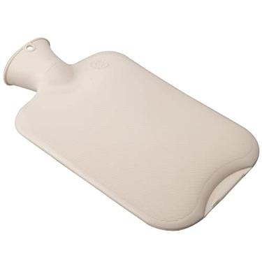 Imagem de Garrafa de água quente PVC saco de água quente para terapia de compressa quente e fria, ideal para cólicas menstruais, alívio da dor no pescoço e ombro, branco, 800 ml