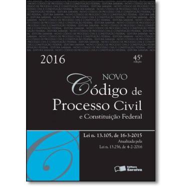 Imagem de Código De Processo Civil E Constituição Federal - 2016