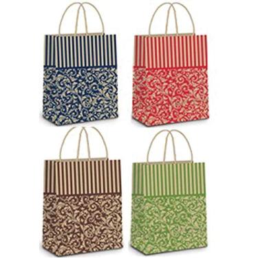 Imagem de Sacola Para Presente Cromus, Multicor, pacote de 10