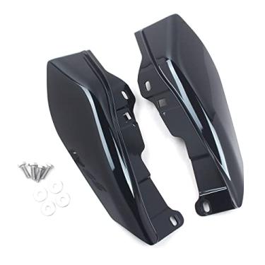 Imagem de FINMOKAL Escudo térmico de defletor de ar de armação média ABS preto adequado para Harley Road Glide 2009-2022