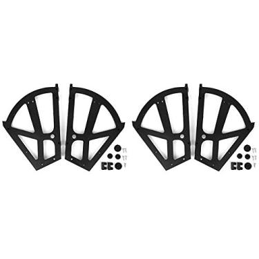 Imagem de 4 Pçs/conjunto Móveis para Casa Sapatos Gaveta Armário Dobradiça Placa Giratória Rack Acessório Acessórios de Substituição de Aço Inoxidável para Cozinha Sala de Estar