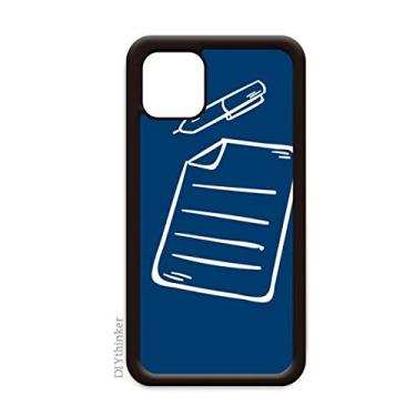 Imagem de Capa Knowledge Classroom Paper Pen Writing para iPhone 12 Pro Max para Apple Mini Mobile Case
